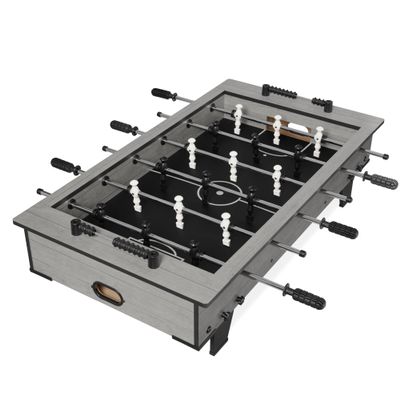 Best Choice Products 40in Tabletop Foosball Table, Compact Mini Arcade Table Hand Soccer for Kids and Adults, Home, Game Room w/ 2 Balls - Gray