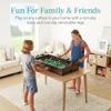Best Choice Products 40in Tabletop Foosball Table, Compact Mini Arcade Table Hand Soccer for Kids and Adults, Home, Game Room w/ 2 Balls - Gray view 2