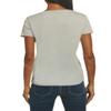 DKNY Women's Short Sleeve Crew Neck Organic Cotton Tee (Large, Blue) view 2