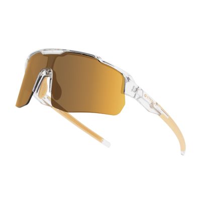 EYEGLAD MOTIONVIEW Sports Sunglasses Outdoor HD High Contrast UV400 Running Baseball Softball Sports Eco-friendly (Desert Titanium)