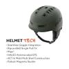 PRET Fury Ski & Snowboard Helmet | Level C Ventilation | MIPS Impact Protection | X Green | Small view 3