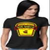 Go All Out XX-Large Black Women Soy Sauce Label Funny Group Halloween Costume T-Shirt view 2