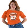 4X-Large Orange Mens Buffalo Sauce Label Funny Group Halloween Costume T-Shirt view 3