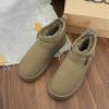 Women Snow Boots Faux Fur Collar Fashion Winter Ankle Booties Lightweight Anti-Slip Faux Fur Lining Shoes view 2