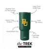Simple Modern Officially Licensed Collegiate Baylor Bears 30 oz Tumbler with Flip Lid and Straws | Insulated Cup Stainless Steel | Gifts for Men Women | Trek Collection | Baylor University view 2