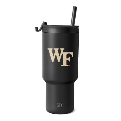 Simple Modern Officially Licensed Collegiate Wake Forest Demon Deacons 30 oz Tumbler with Flip Lid & Straws | Insulated Stainless Steel | Gifts for Men Women | Trek Collection | Wake Forest University