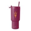 Simple Modern Officially Licensed Collegiate Arizona State Sun Devils 30 oz Tumbler with Flip Lid & Straws | Insulated Stainless Steel | Gift for Men Women | Trek Collection | Arizona State University view 1