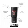 Simple Modern Officially Licensed Collegiate Texas Tech Red Raiders 30 oz Tumbler with Flip Lid & Straws | Insulated Cup Stainless Steel | Gifts for Men Women | Trek Collection | Texas Tech University view 2