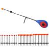 Argzm Fishing Spring Bobber Ice Fishing Equipment Fishing Accessories Tip Ups for Ice Fishing Portable Winter Fishing Rod Tip view 2