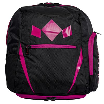 Diadem Tour v3 Backpack | Sports Backpack for Pickleball & Tennis Players | Fits 3 Paddles/Rackets | Shoe & Side Compartment | Nylon, Reinforced Bottom (Pink)