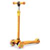 Dribbl 3-Wheel Kids Scooter - Lean-to-Steer Technology, Adjustable Height Handlebar, Wide Anti-Slip Deck, Scooter for Boys & Girls Ages 3+, Child Safety Approved, Support Riders Up to 165 lbs, Orange view 1
