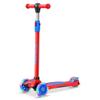 Dribbl 3-Wheel Kids Scooter - Lean-to-Steer Technology, Adjustable Height Handlebar, Anti-Slip Deck, Scooter for Boys & Girls Ages 3+, Child Safety Approved, Support Riders Up To 165 lbs, Red and Blue view 1