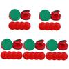 VICASKY 5sets Air Hockey and Pusher Kit Includes Felt Paddles Pucks Ice Hockey Table Accessories for Fun view 1