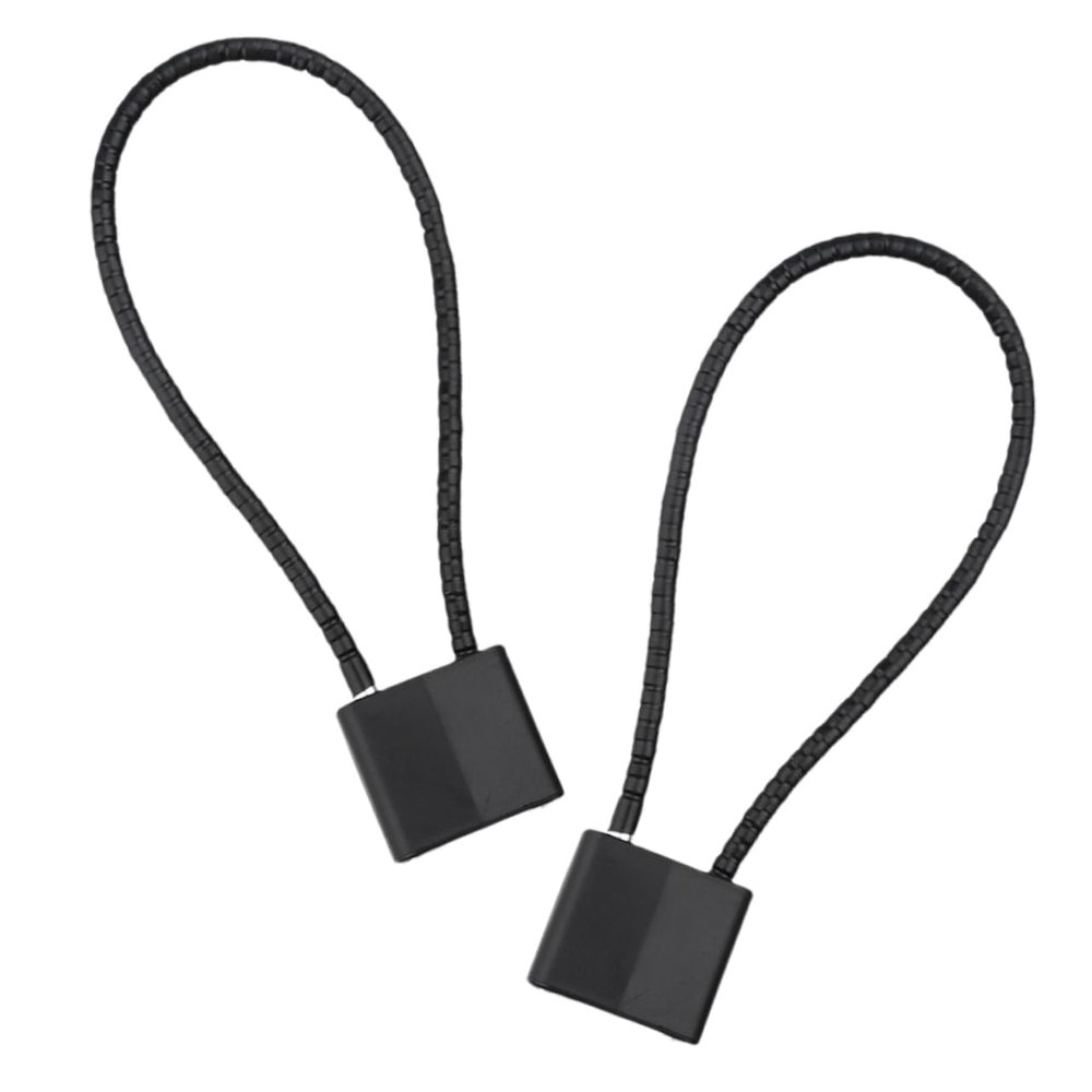 COOLHIYA 2pcs Steel Cable Locks Heavy-Duty Bike Lock with Keys for Helmets Luggage and More Multi-Functional Anti-Theft for Bikes Motorcycles and Outdoor Gear