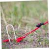 OHPHCALL 8pcs U-Shaped Galvanized Garden Ground Stakes for Tents Trampolines and Canopies Resistant Easy to Install Versatile Anchoring for Outdoor Use view 3