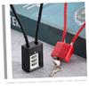 Outanaya 2pcs Cable Lock Bike Key Lock for Bicycles Motorcycles Scooters Gear Racks view 3