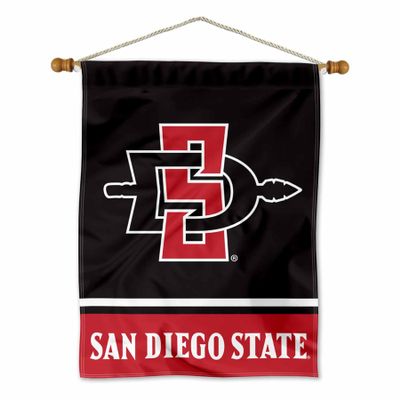 San Diego State Aztecs Banner with Hanging Pole