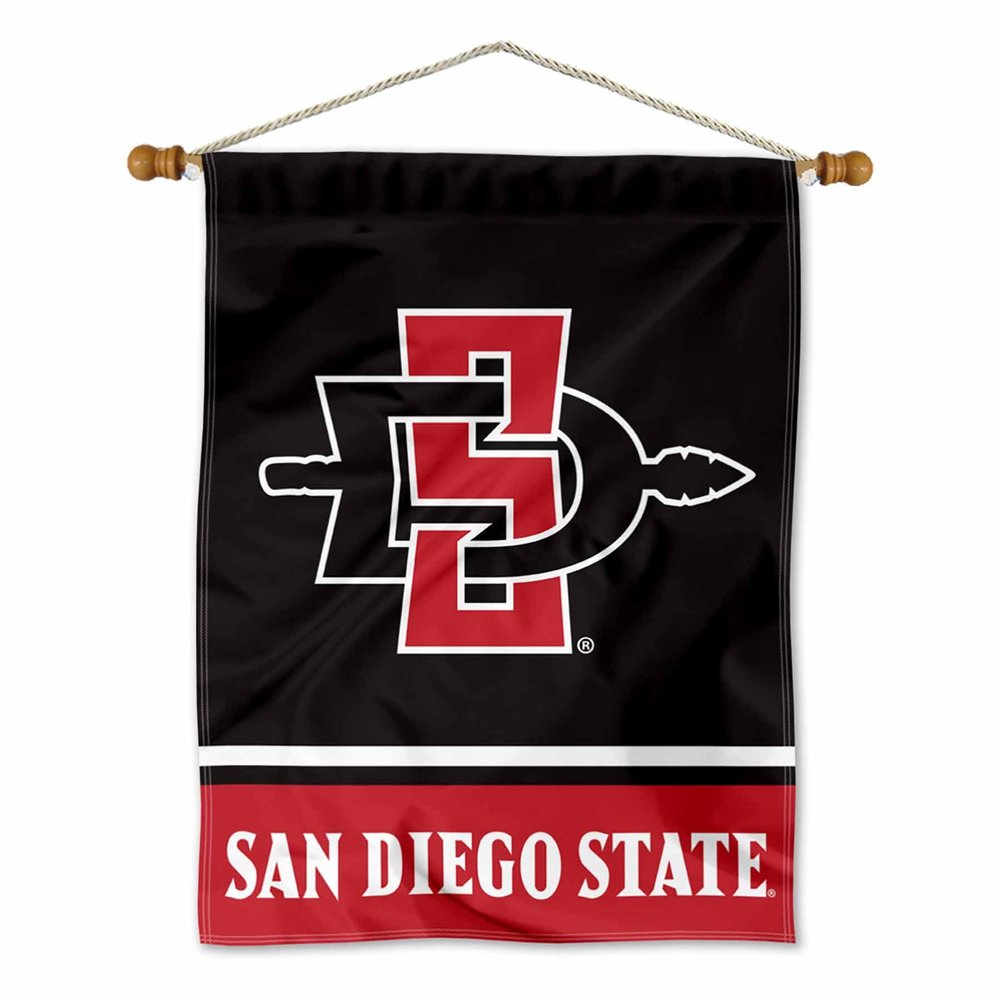 San Diego State Aztecs Banner with Hanging Pole