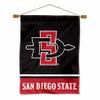 San Diego State Aztecs Banner with Hanging Pole view 1