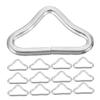 HONMEET 50pcs Trampoline Triangle Buckles Wear-Resistant Accessories for Boys and Girls Trampolines High Strength for Secure Mat Tightening and Safe Bouncing