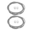 COOLHIYA 2pcs Wire Basketball Hoop Net Threading Cord for Repair Suitable for Indoor Outdoor Use High Strength Attachment view 1