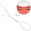COOLHIYA 2pcs Wire Basketball Hoop Net Threading Cord for Repair Suitable for Indoor Outdoor Use High Strength Attachment view 3
