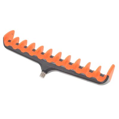 CORHAD Fishing Equipment Plastic Fishing Pole Rest Head for Rods Easy to Install Bright Orange for Visibility