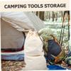 COOLHIYA Camping Storage Pouch Large Drawstring Clothes Organizer for Seasonal Clothing Bedding to Material view 3