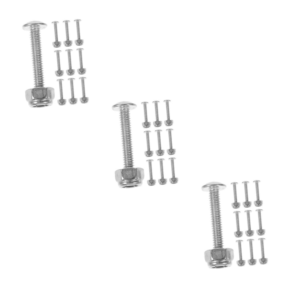 Totority 75pcs Foosball Table Fastener Fixing Screws Nuts for Enhanced Stability for Repair Replacement of Professional Foosball Table Parts