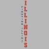 CornBorn Illinois Fighting Illini Jogger Sweatpants - Premium Fleece Vertical Illinois Fighting Illini - Gray - Large view 2