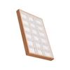 LIFKOME 18grid Jewelry Display Tray Organizer Bamboo Earring Holder and Decorative Ring Storage for Desktop Elegant Jewelry Organizer for Earrings Necklaces and Rings view 1