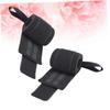 FOMIYES 2pcs Protective Wristband for Lifting Elastic Non-Slip Wrist Sweatband Sports Bracer for Weight Lifting Fitness Gym Left Right Hand view 3