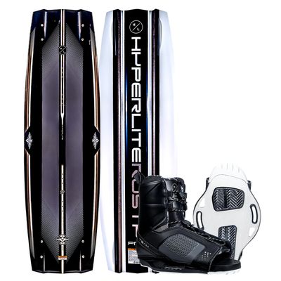 Hyperlite Rusty Pro Wakeboard Package, 146cm w/ Team OT Bindings, Sizes 10-14