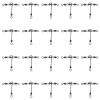 CORHAD 20pcs Fishing Rolling Swivels Fishing Hook Connectors for Freshwater Saltwater for and Bait Use view 1