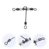 CORHAD 20pcs Fishing Rolling Swivels Fishing Hook Connectors for Freshwater Saltwater for and Bait Use view 2