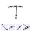CORHAD 20pcs Fishing Rolling Swivels Fishing Hook Connectors for Freshwater Saltwater for and Bait Use view 4