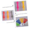 OSOLADY 20pcs Golf Tees Five-Claw Wheel Style Lightweight Training Aids for Practice Random Colors Eco-Friendly Accessory view 3
