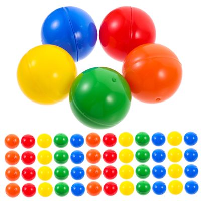 BCOATH 100pcs Colorful Lottery Table Tennis Prop for Parties and Events Assorted Color Pong for Raffles Drawings and Game