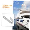 PartyKindom 8pcs Stainless Steel Boat Hooks Hangers for Docking Yacht and Outdoor Use Versatile Hooks for Hanging Towels Bags and More Smooth Finish Heavy Duty Design view 3