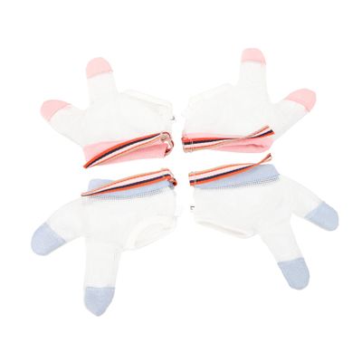 AOKWAWALIY 2 Pairs Anti-eating Gloves Thumb Guard Breathable Gloves for No Scratch Teething Mitten Mittens Stop Thumb Protector Hand Kit Nylon