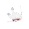 AOKWAWALIY 2 Pairs Anti-eating Gloves Thumb Guard Breathable Gloves for No Scratch Teething Mitten Mittens Stop Thumb Protector Hand Kit Nylon view 2