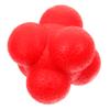 Anneome Hexagonal Reaction Ball Fitness Tool for Hand-Eye Coordination Training for Indoor Exercise Sports Reflex Practice for Athletes Red view 1