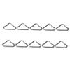 CORHAD 30pcs Iron Triangle Rings for Trampoline Replacement Heavy Duty V-Rings with Corrosion Resistance for Outdoor Activities and Crafting Projects view 1