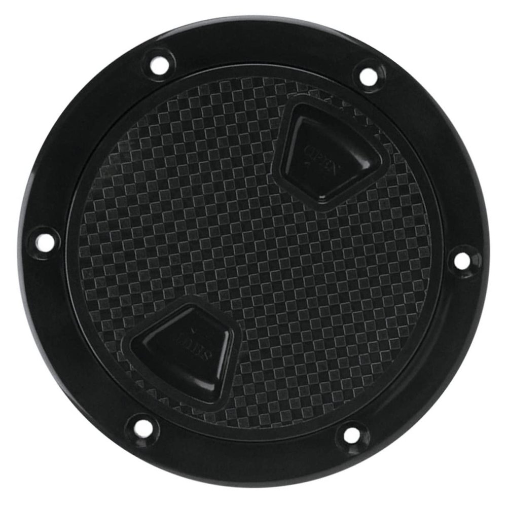 Parliky Boat Hole Cover Sturdy Abs Yacht Deck Hatch Kayak Hatch Protector Anti-Slip Marine Accessory