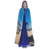 YKJJFVZ Beach Bus Print Rogue Cosplay Adult Halloween Witch Hooded Cloak Cape Unisex Costume For Horror Parties Masquerade view 2