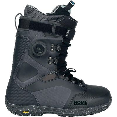 Rome Mens Libertine Pro Hybrid Boa Hybrid Boa Snowboard Boots - 2024/2025 Black | 9