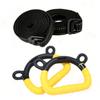NULYLU 2pcs Plastic Boys and Girls Gymnastic Rings Flying Rings Hand Gel Pull-up Fitness Equipment for Boys and Girls Indoor Gymnastics Bar view 1