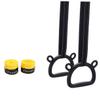 NULYLU 2pcs Plastic Boys and Girls Gymnastic Rings Flying Rings Hand Gel Pull-up Fitness Equipment for Boys and Girls Indoor Gymnastics Bar view 3