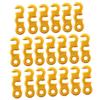 Anneome 20pcs Camping Tent Canopy Rope Buckle Aluminum Alloy Tent Rope Fastener Easy Adjust Strong Wind and Rain Protection view 1