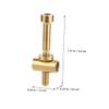 Sosoport Bike Seatpost Bolt Seatpost Screw Titanium Alloy Fixing Screw Seatpost Nut Washer view 2